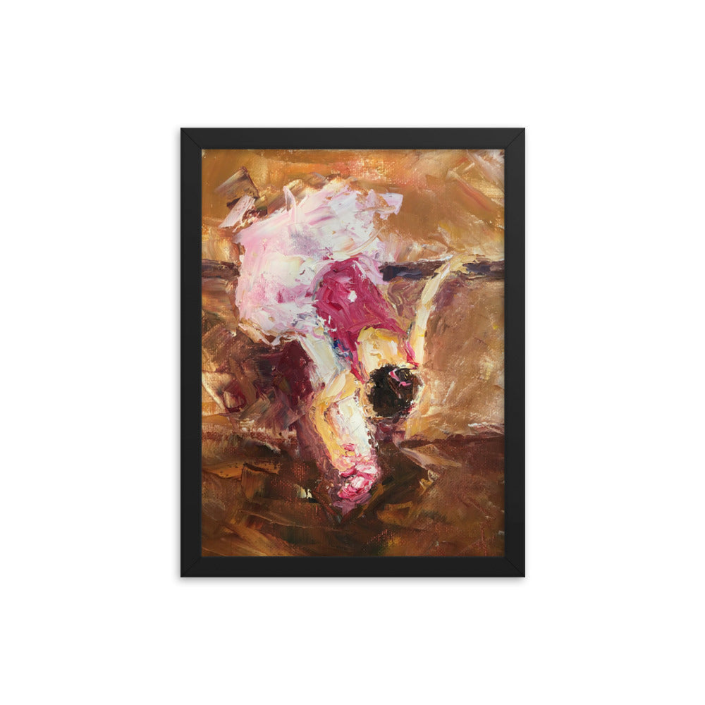 The Warm Up By Cindy Motley Framed poster