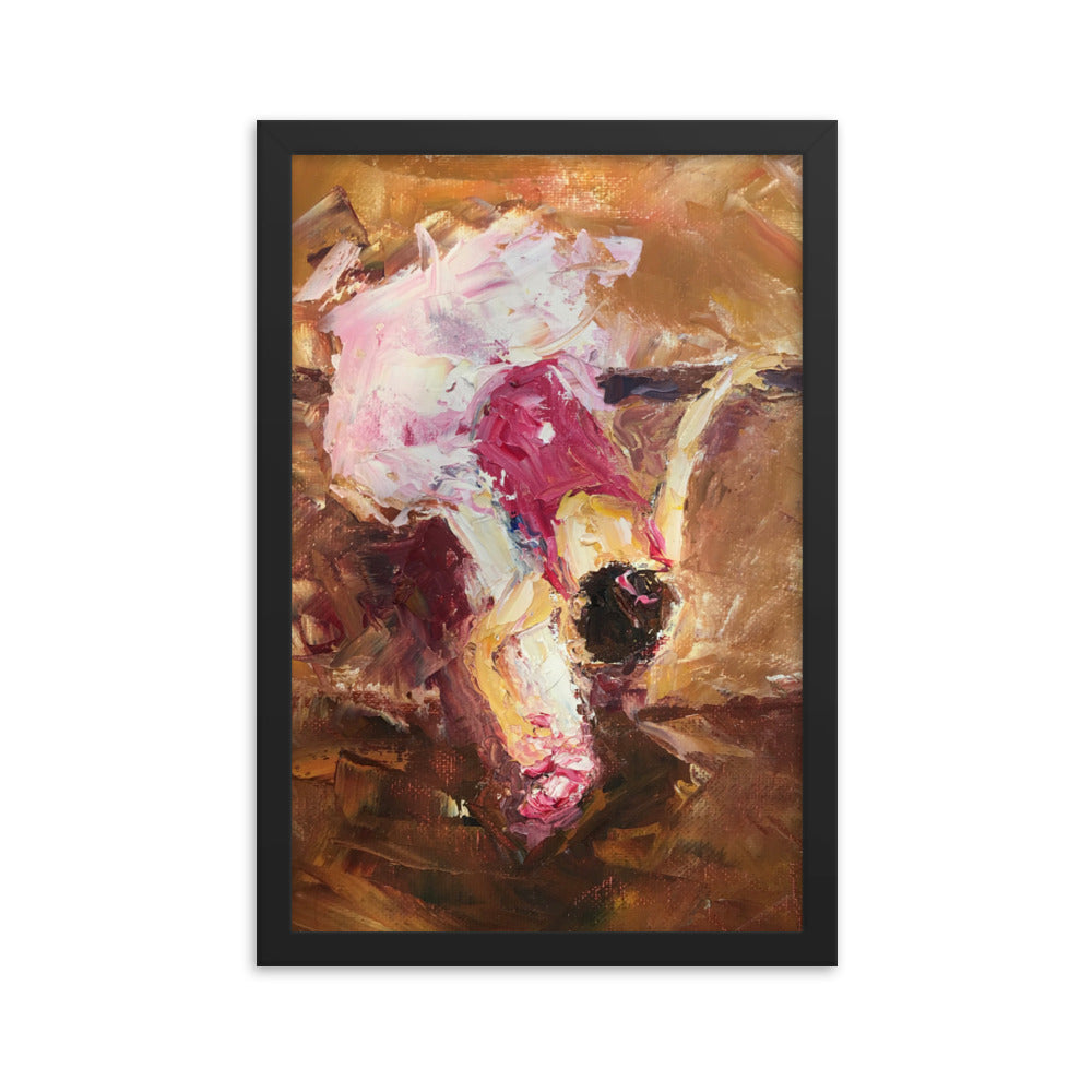 The Warm Up By Cindy Motley Framed poster