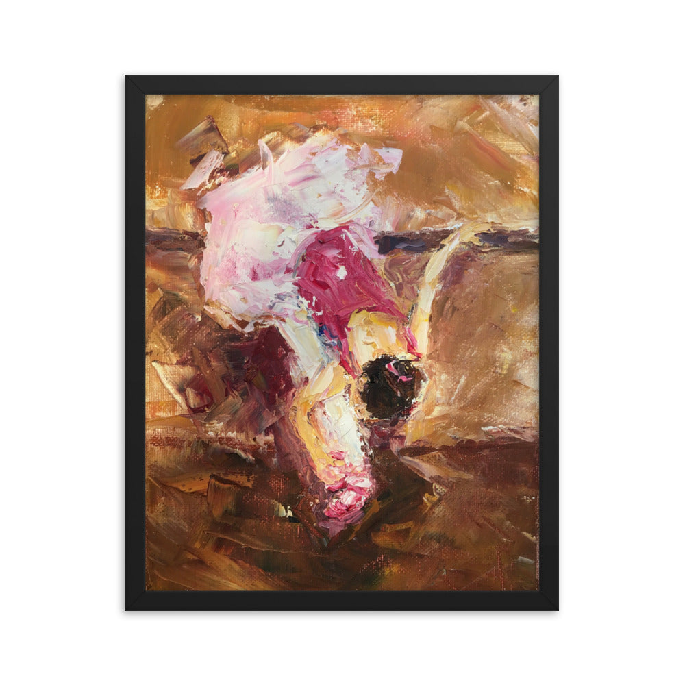 The Warm Up By Cindy Motley Framed poster