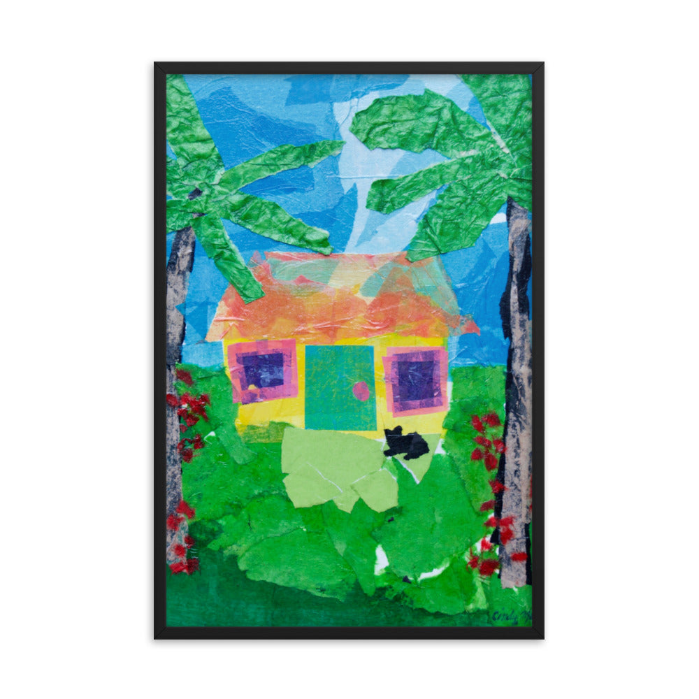 Home By Cindy Motley Framed poster