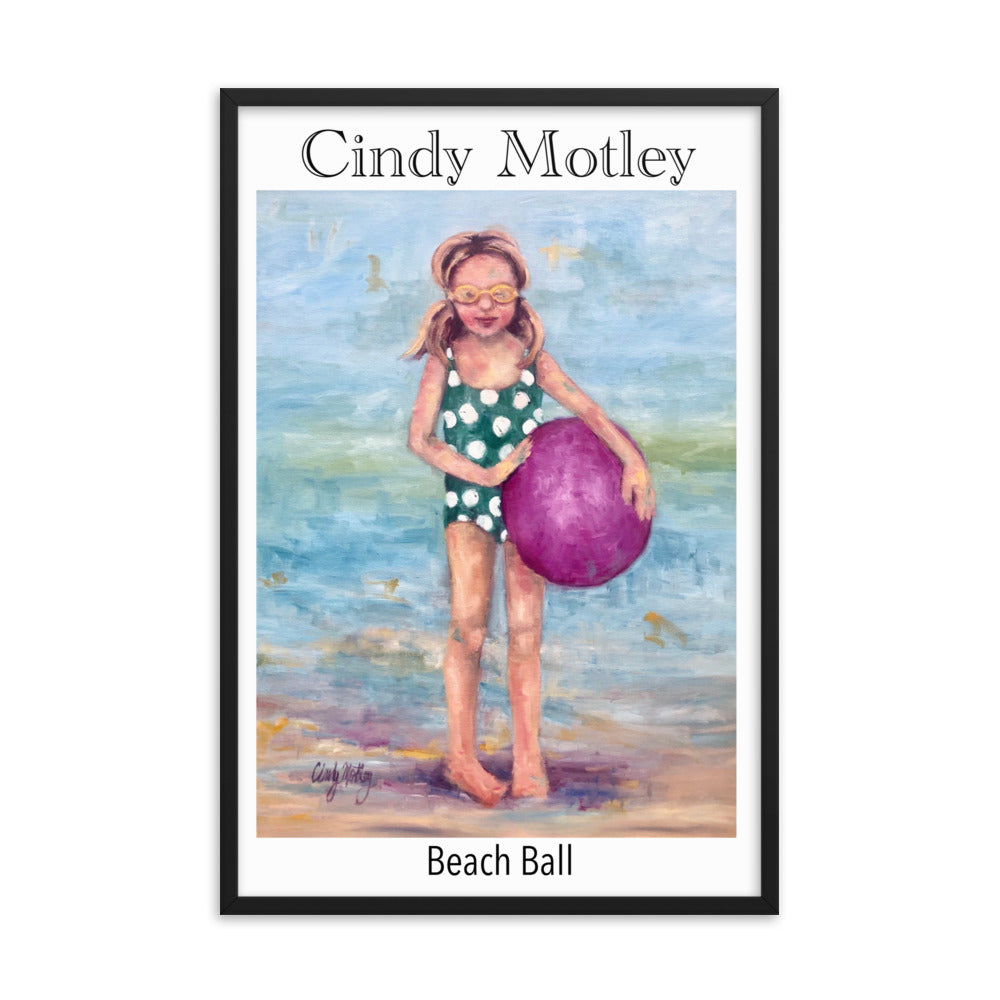 Beach Ball Framed poster