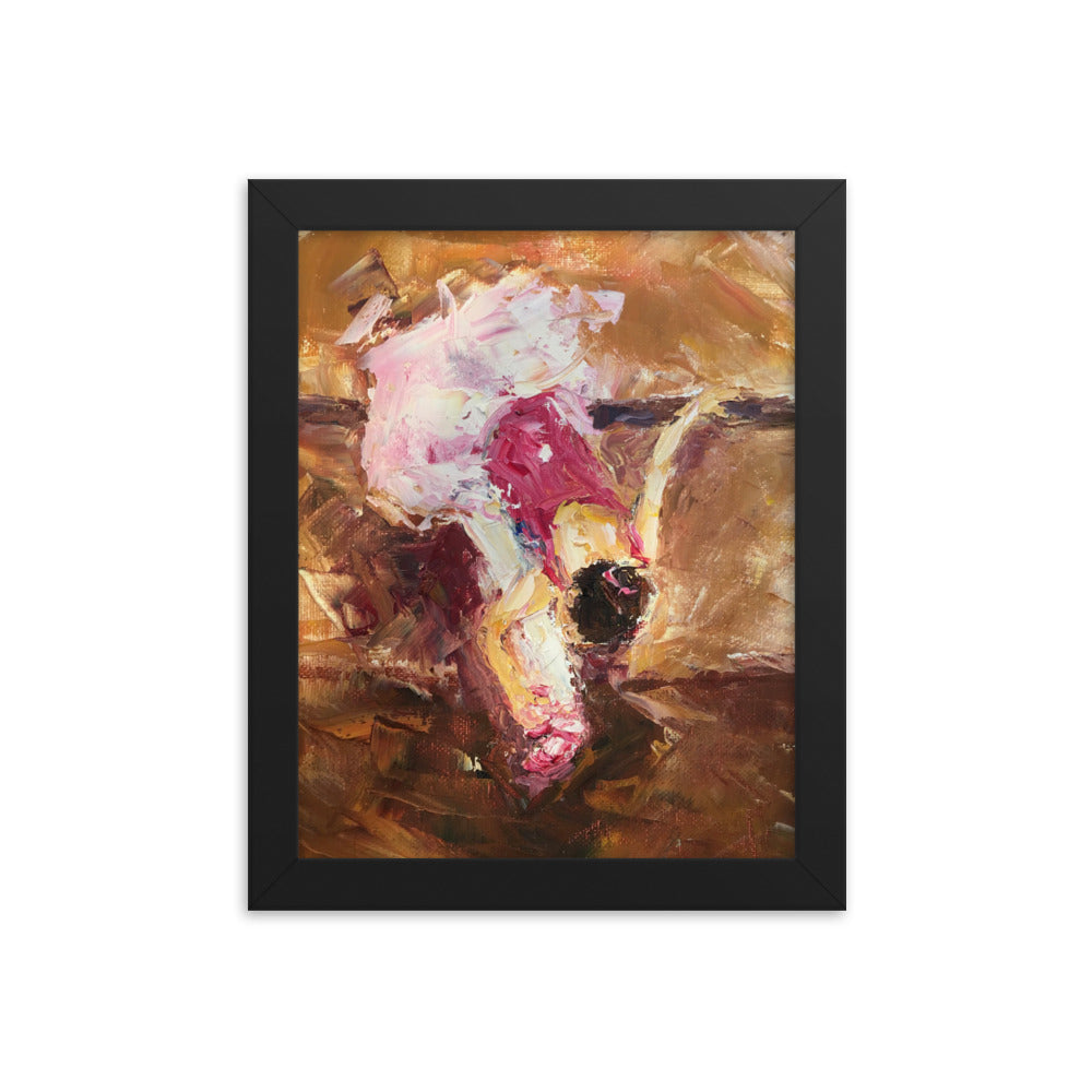 The Warm Up By Cindy Motley Framed poster