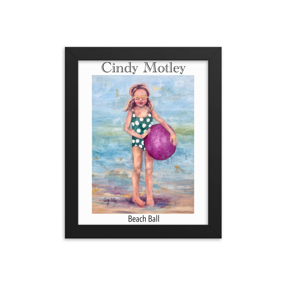 Beach Ball Framed poster
