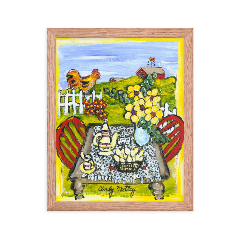 The Ranch By Cindy Motley Framed poster