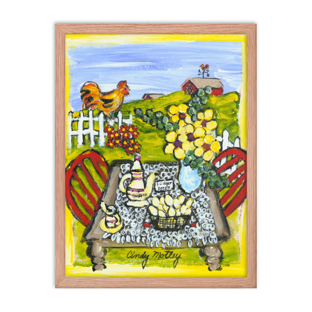 The Ranch By Cindy Motley Framed poster
