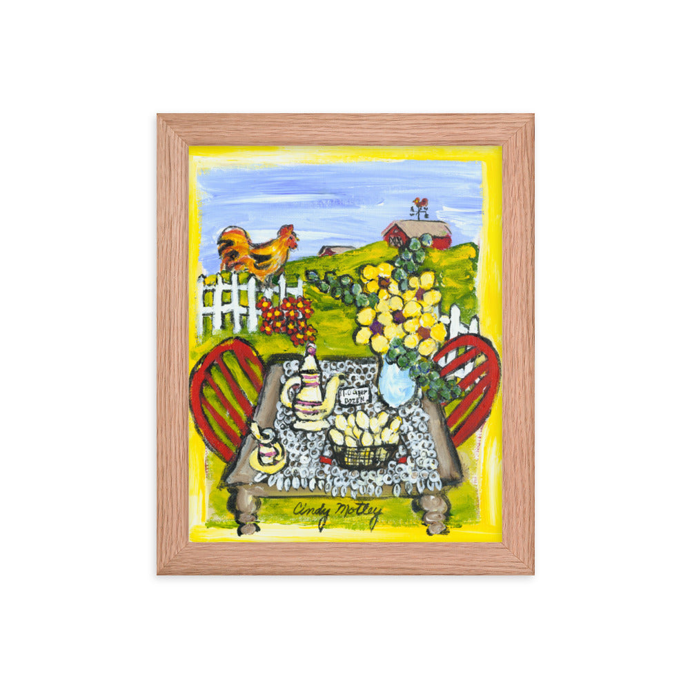 The Ranch By Cindy Motley Framed poster