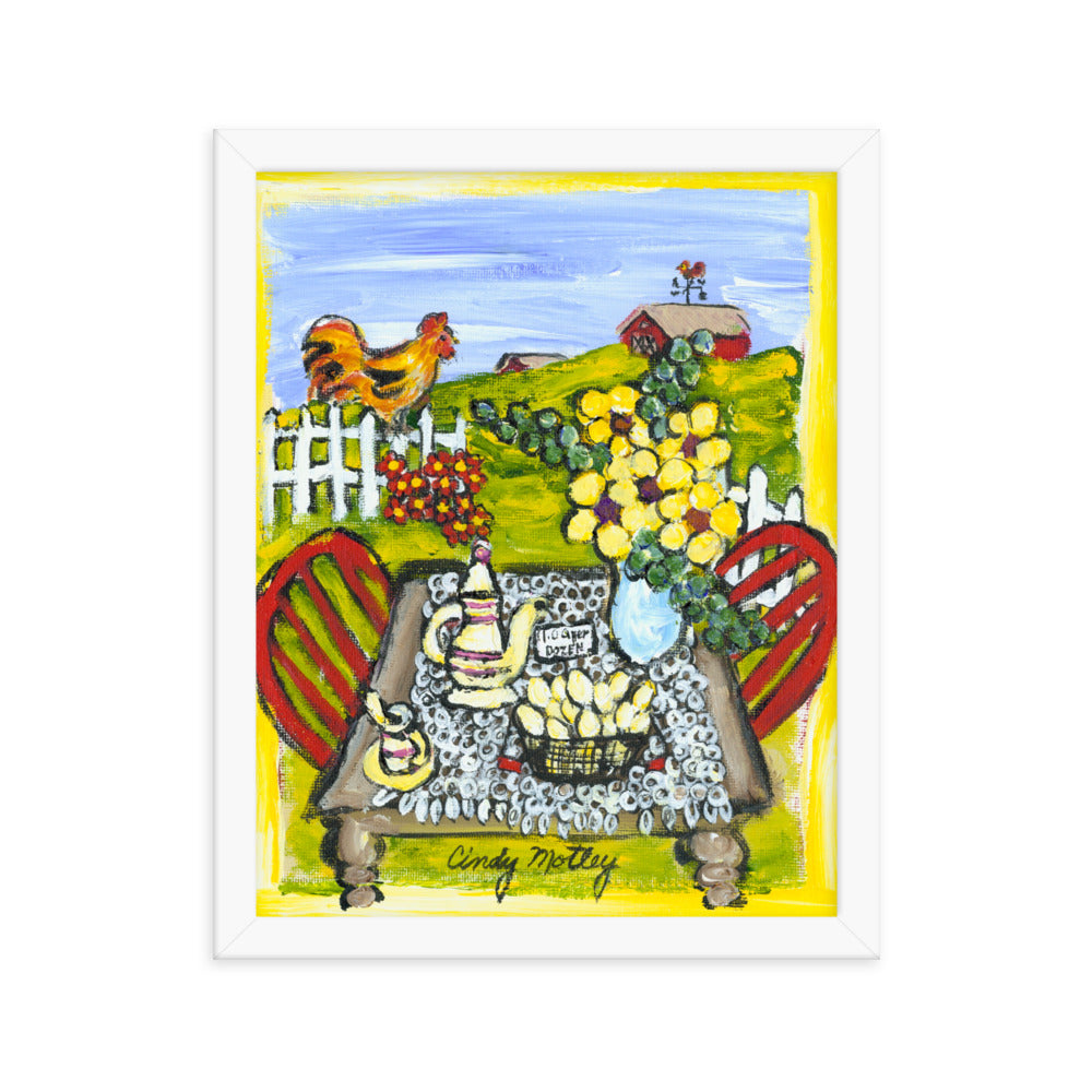 The Ranch By Cindy Motley Framed poster