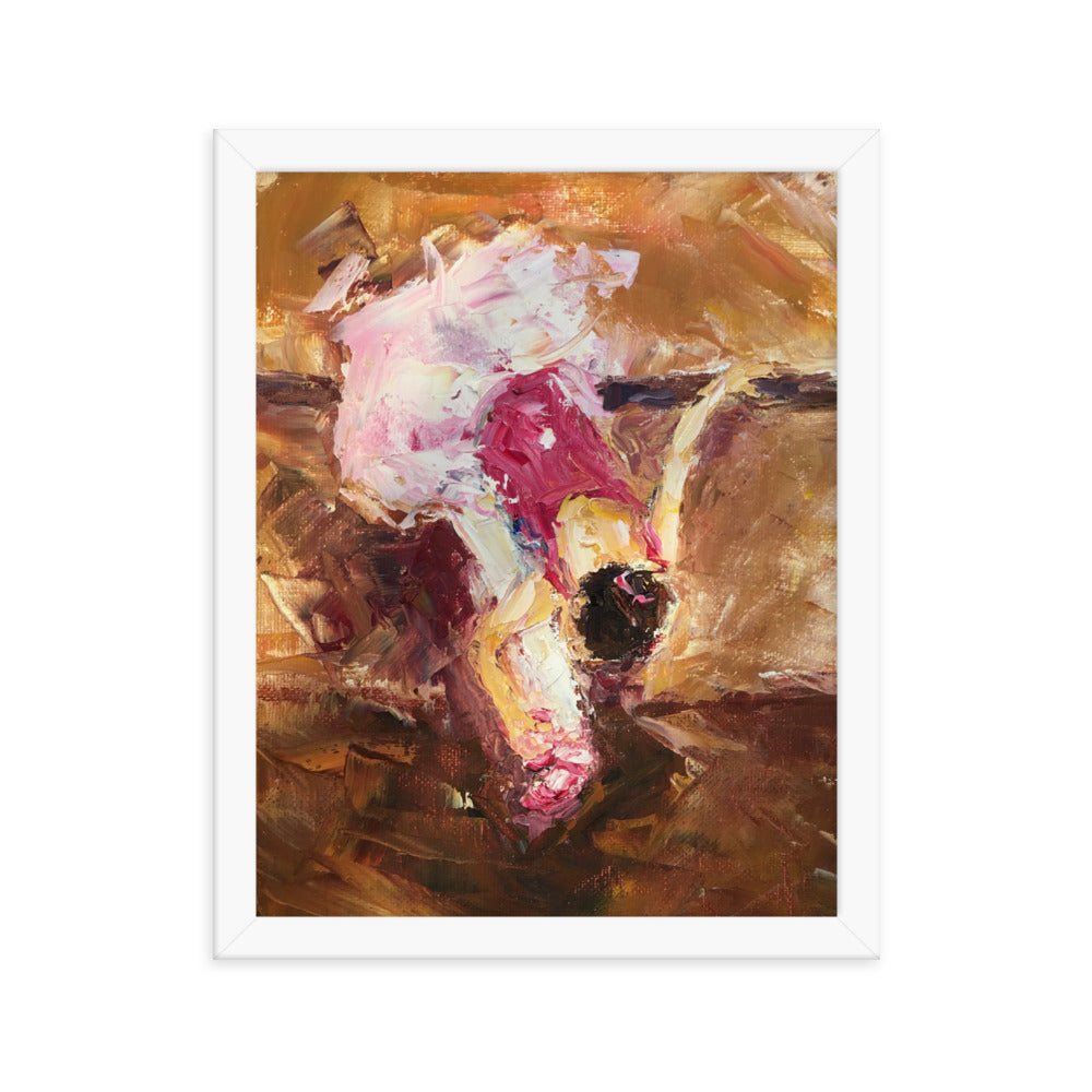 The Warm Up By Cindy Motley Framed poster