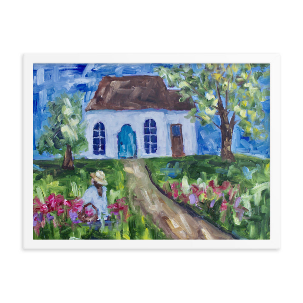 The Gardener by Cindy Motley Framed poster