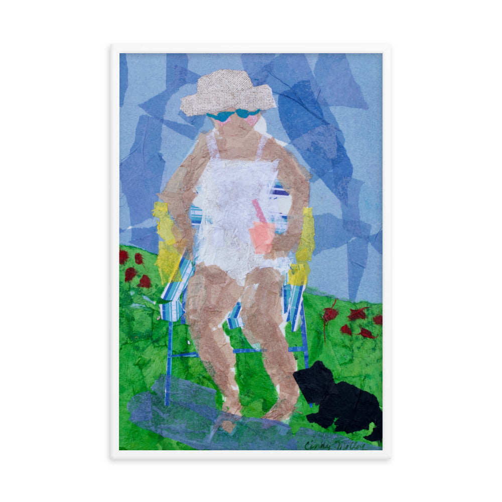Pink Lemonade By Cindy Motley Framed poster