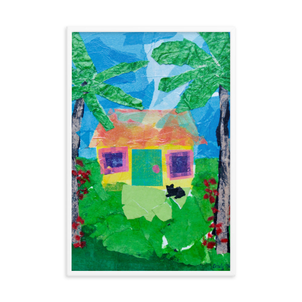 Home By Cindy Motley Framed poster