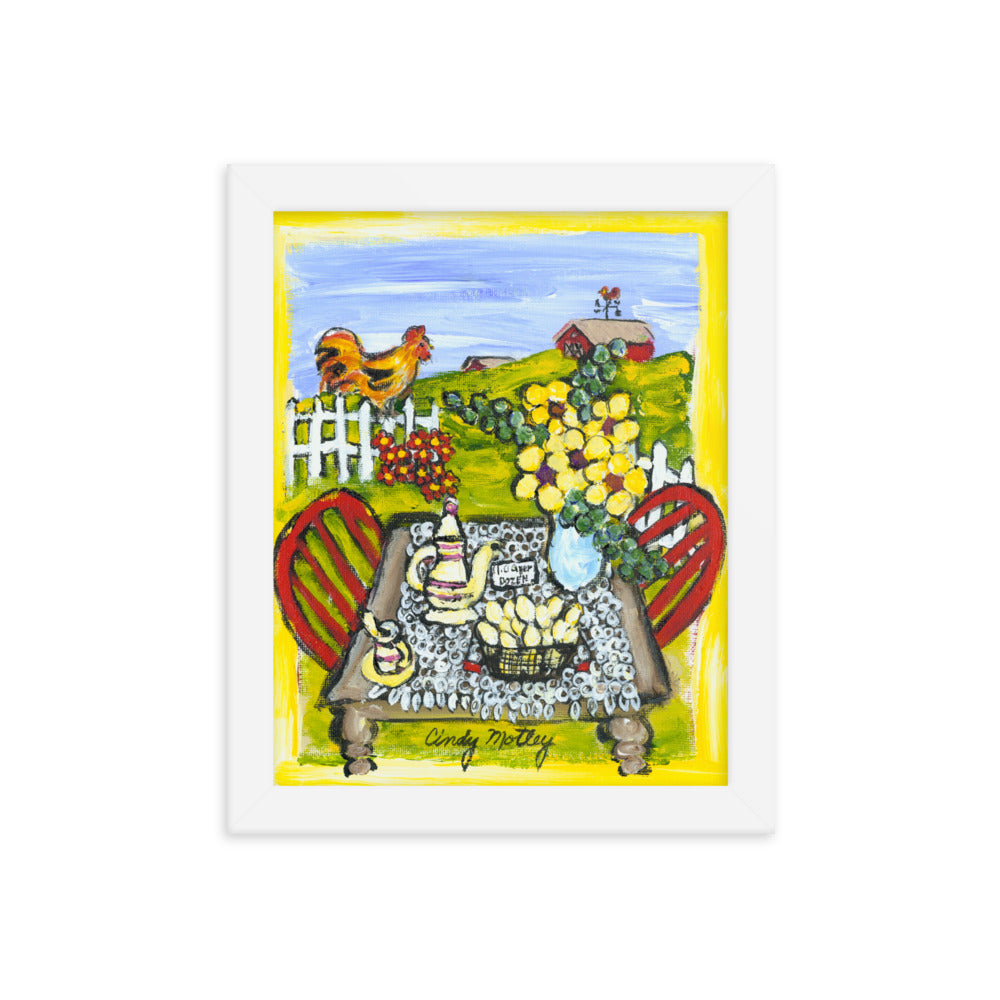 The Ranch By Cindy Motley Framed poster
