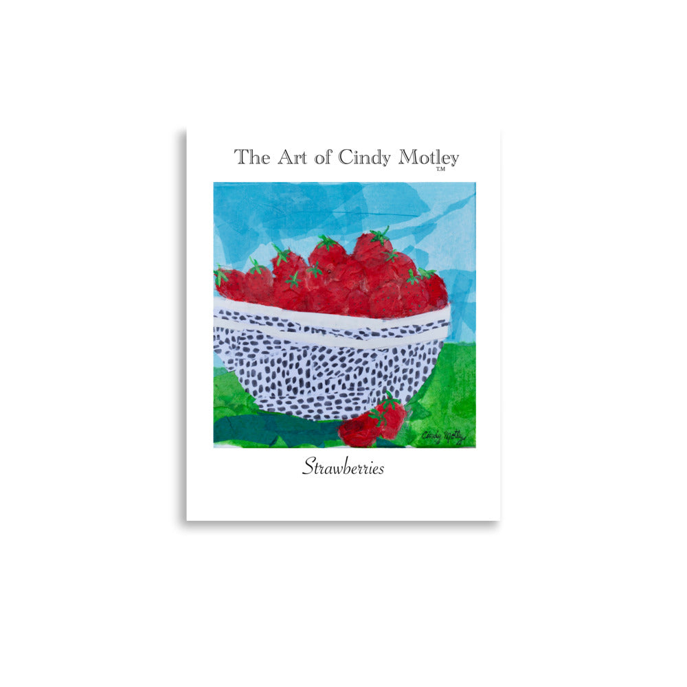 Strawberries Poster