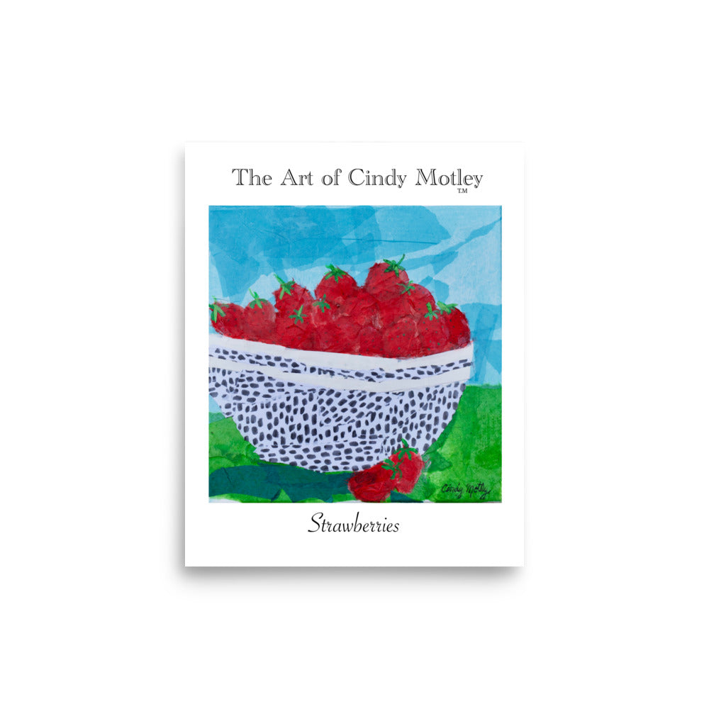 Strawberries Poster