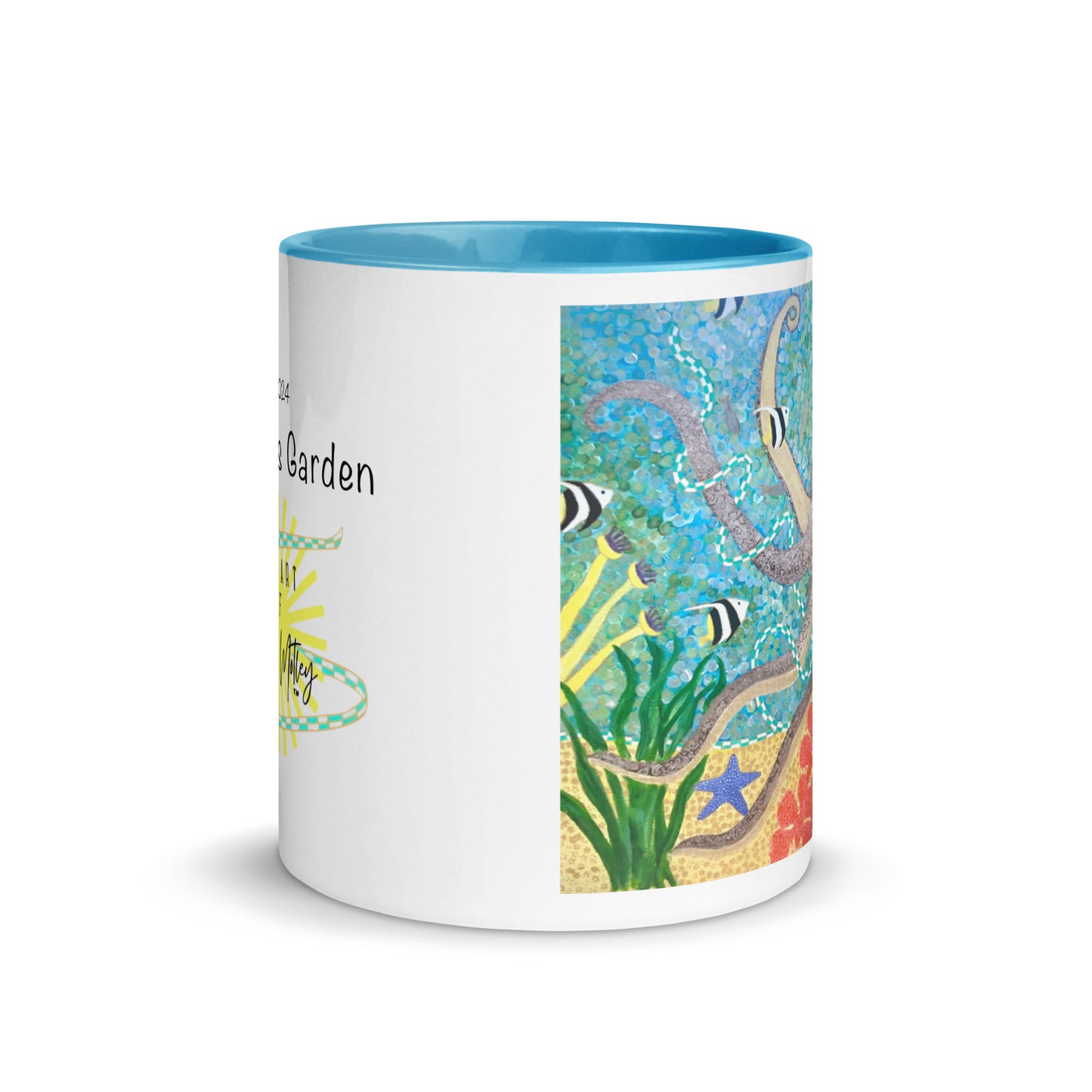 Octopus's Garden Mug with Color Inside (RIBBON OF LOVE COLLECTION)