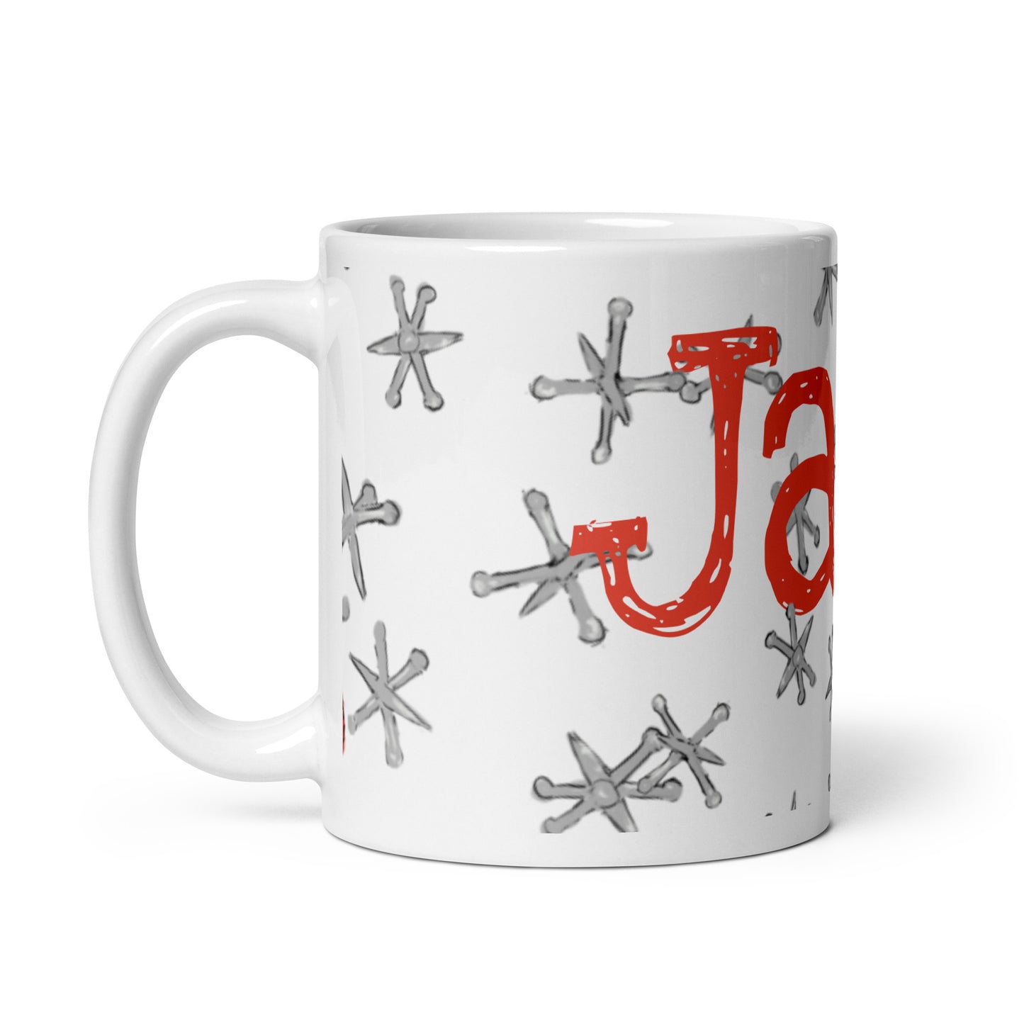 Jax By Cindy Motley White glossy mug