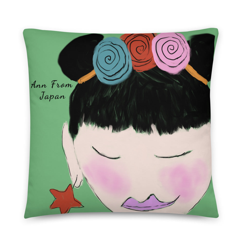Ann From Japan Roses Basic Pillow