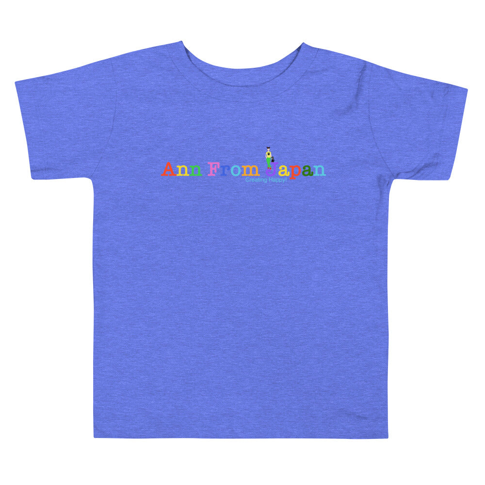 AFJ Rainbow Logo Toddler Short Sleeve Tee