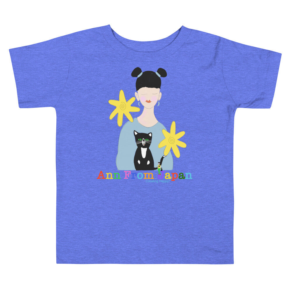 AFJ Flower Power Toddler Short Sleeve Tee