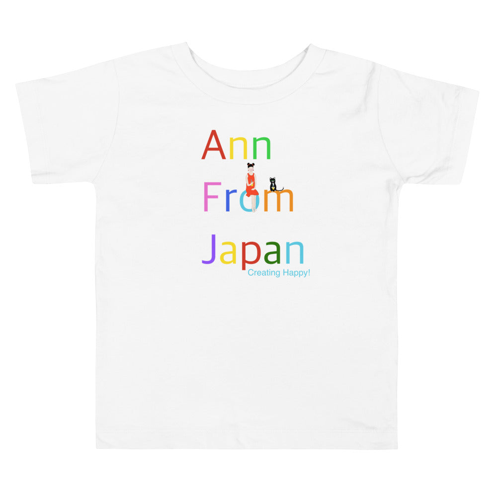 AFJ Creating Happy! Toddler Short Sleeve Tee