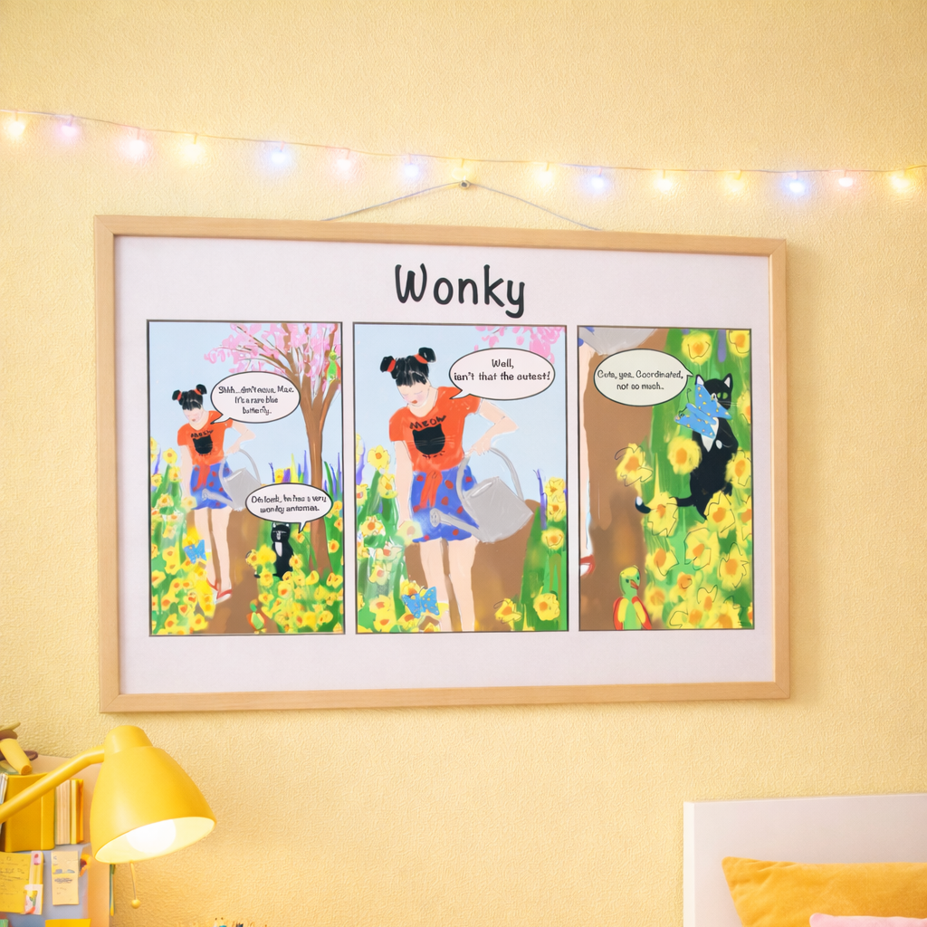 14x11" Wonky Comic Poster