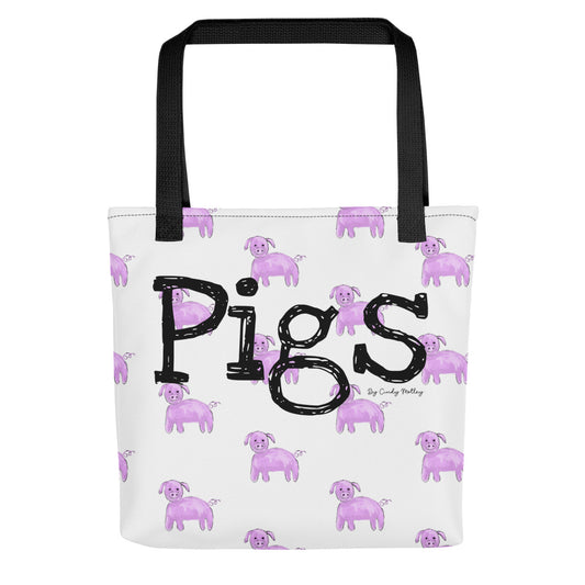 Pigs By Cindy Motley Tote bag