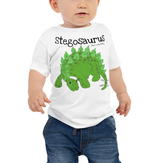 Stegosaurus By Cindy Motley Baby Jersey Short Sleeve Tee