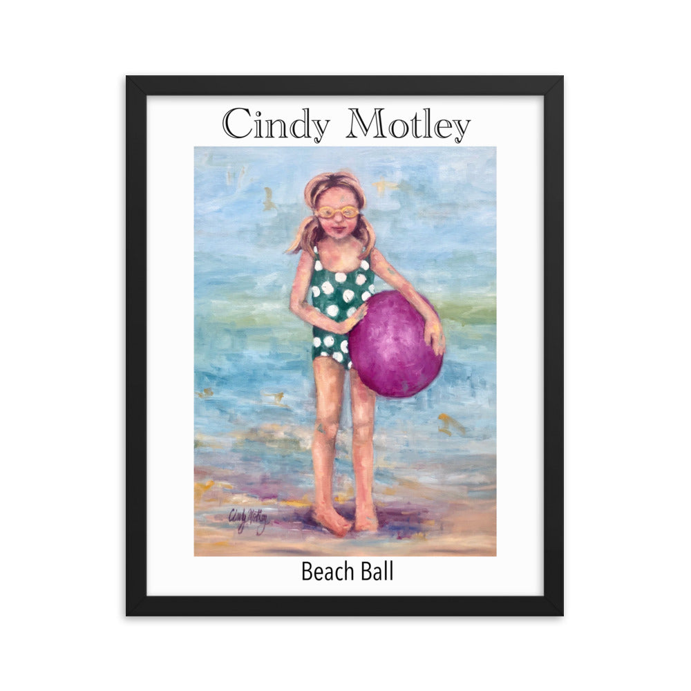 Beach Ball Framed poster