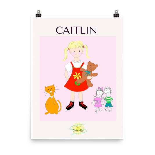 18" x 24" Caitlin Poster by Cindy Motley