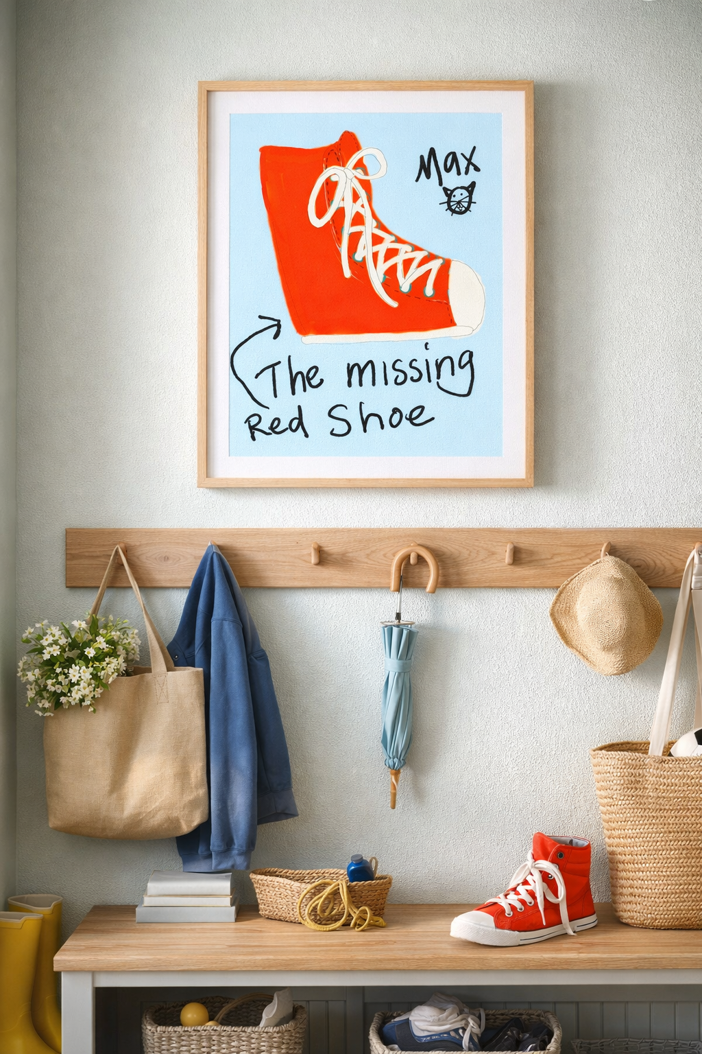 11x14" The Missing Red Shoe Studio Art Print