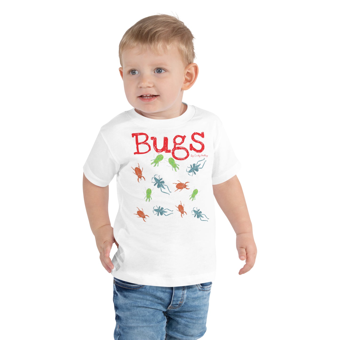 Bugs T Shirt By Cindy Motley Toddler Short Sleeve Tee