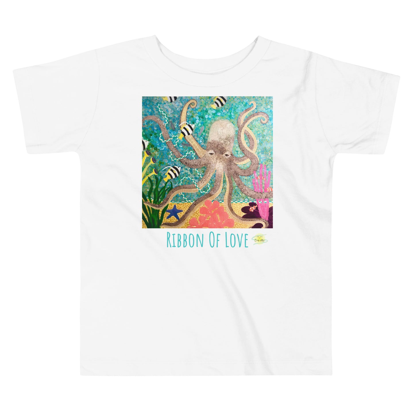 Octopus's Garden Toddler Short Sleeve Tee Ribbon Of Love