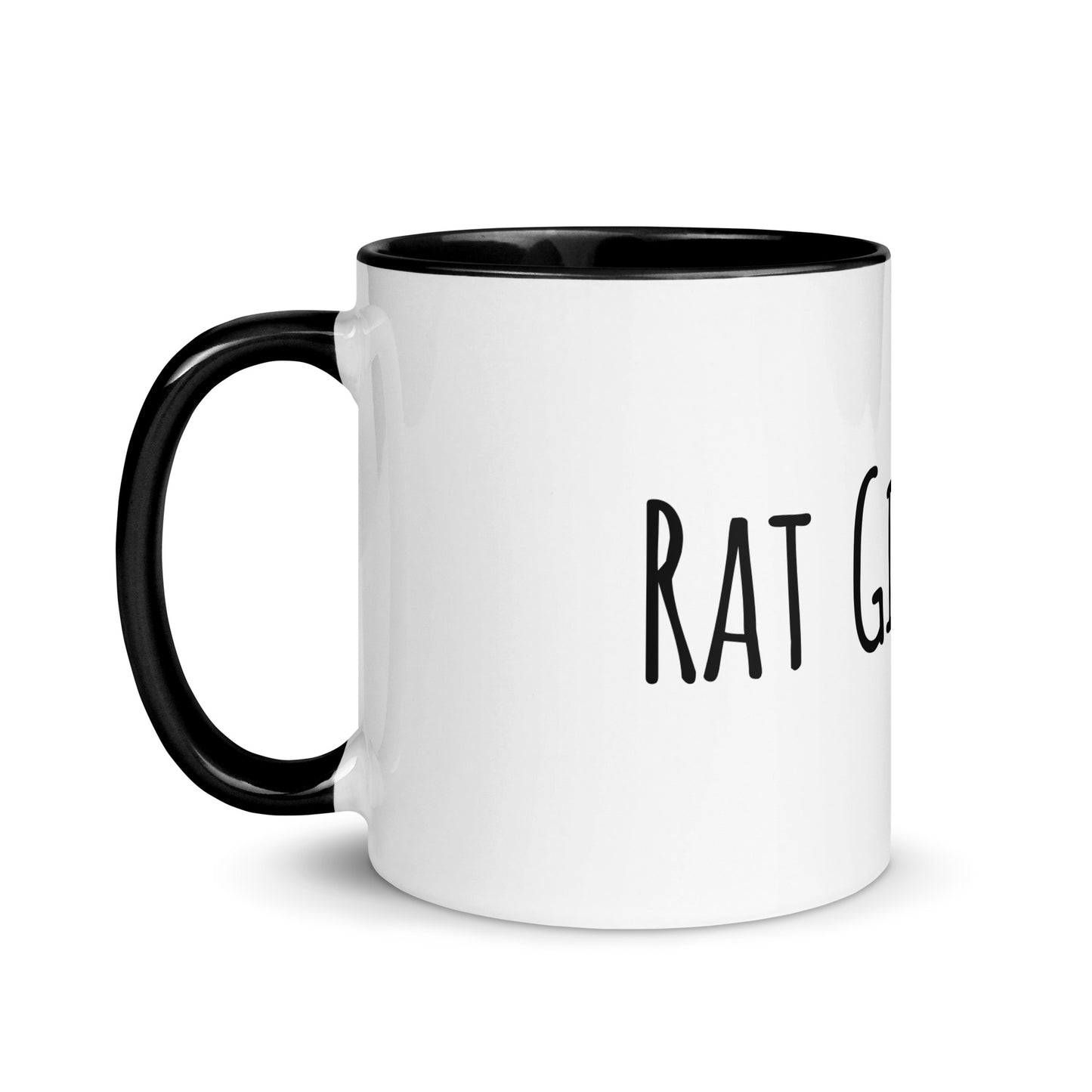 Rat Girl by Cindy Motley Mug with Color Inside