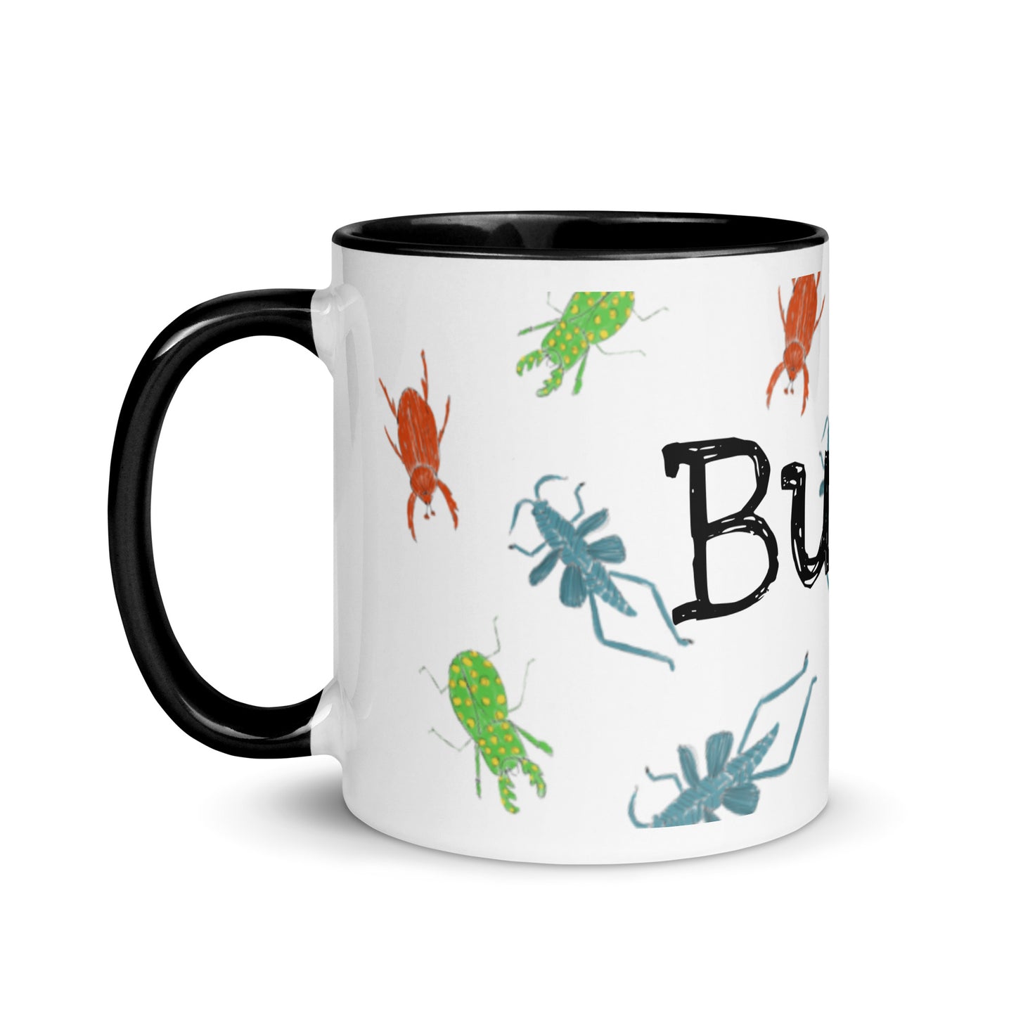 Bugs By Cindy Motley Mug with Color Inside