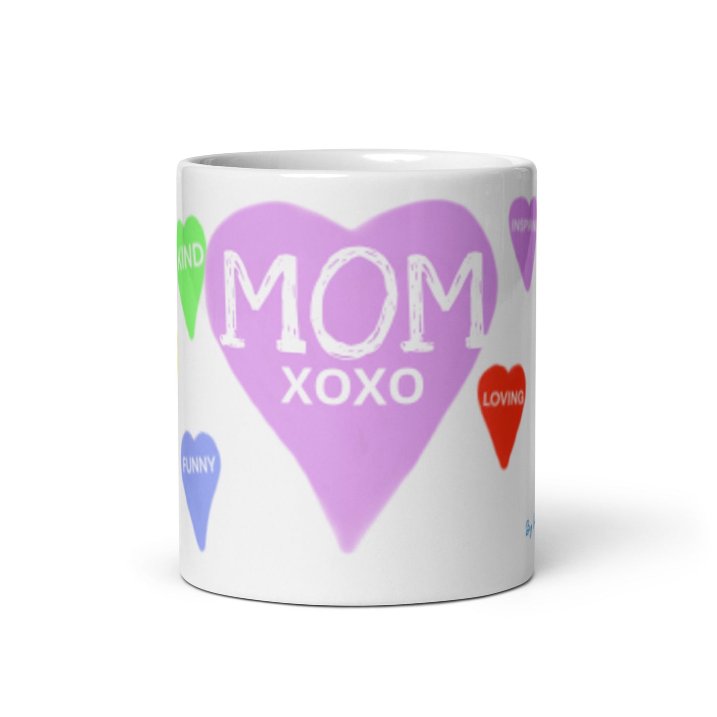 MOM By Cindy Motley White glossy mug