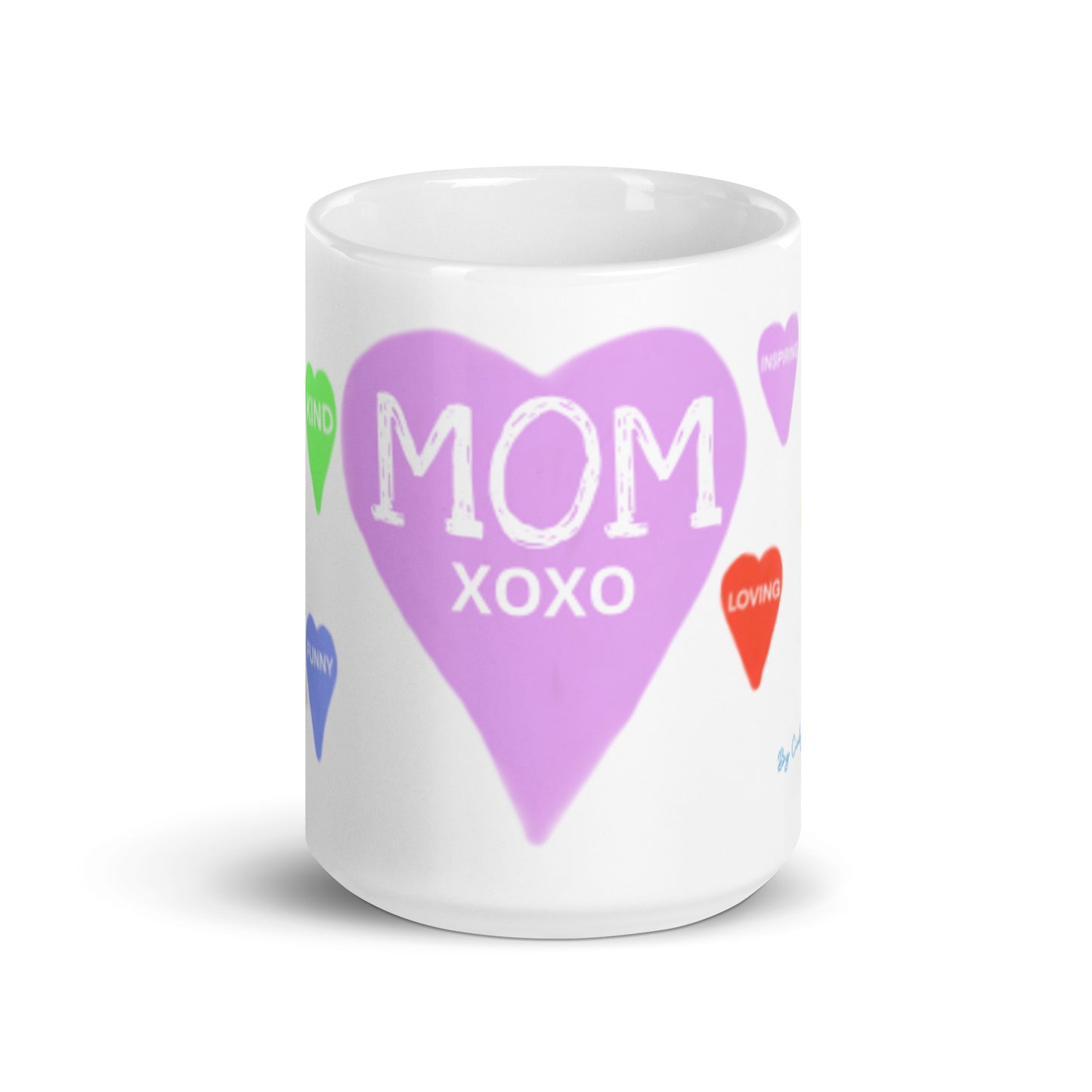 MOM By Cindy Motley White glossy mug