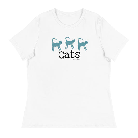 Cats By Cindy Motley Women's Relaxed T-Shirt