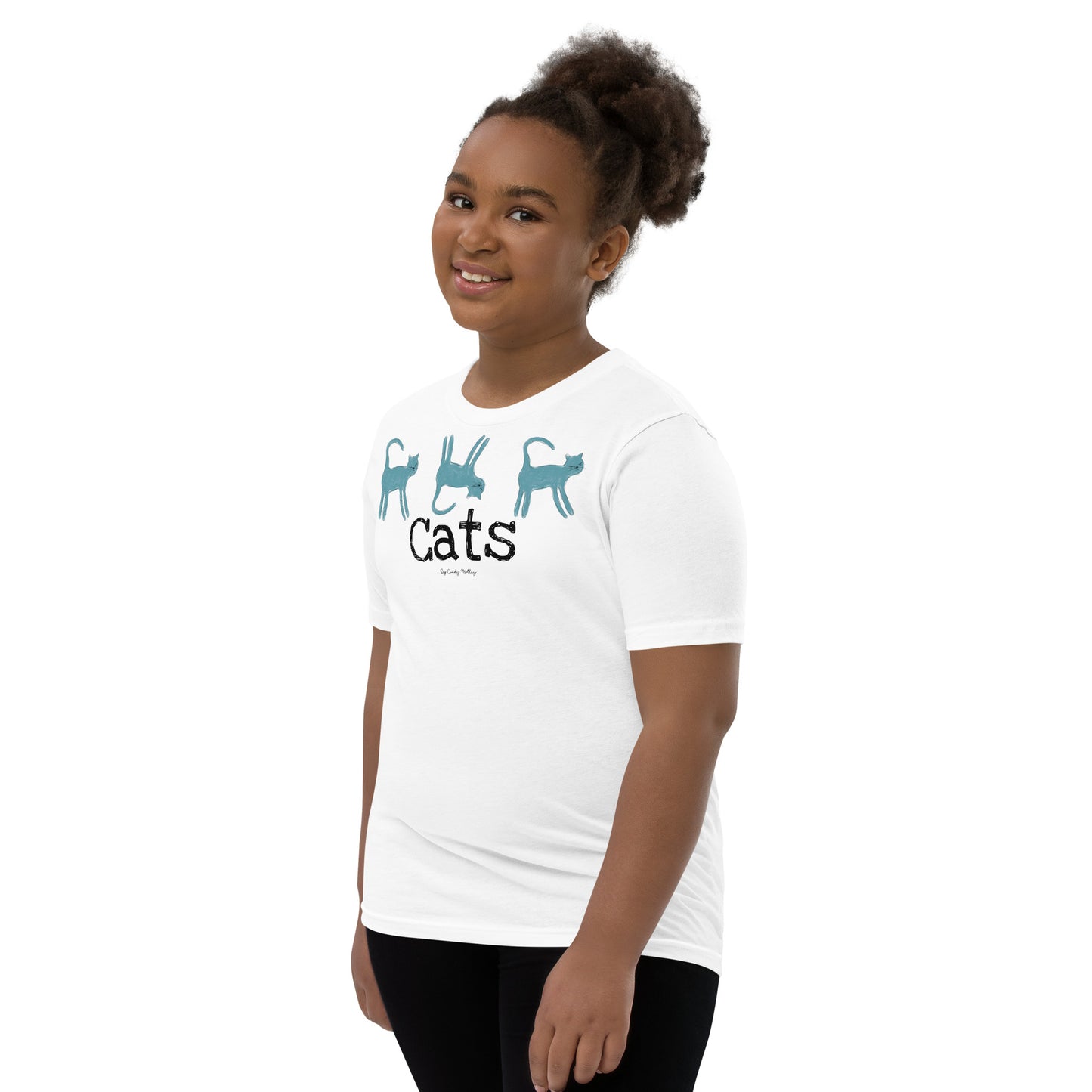 Cats By Cindy Motley Youth Short Sleeve T-Shirt