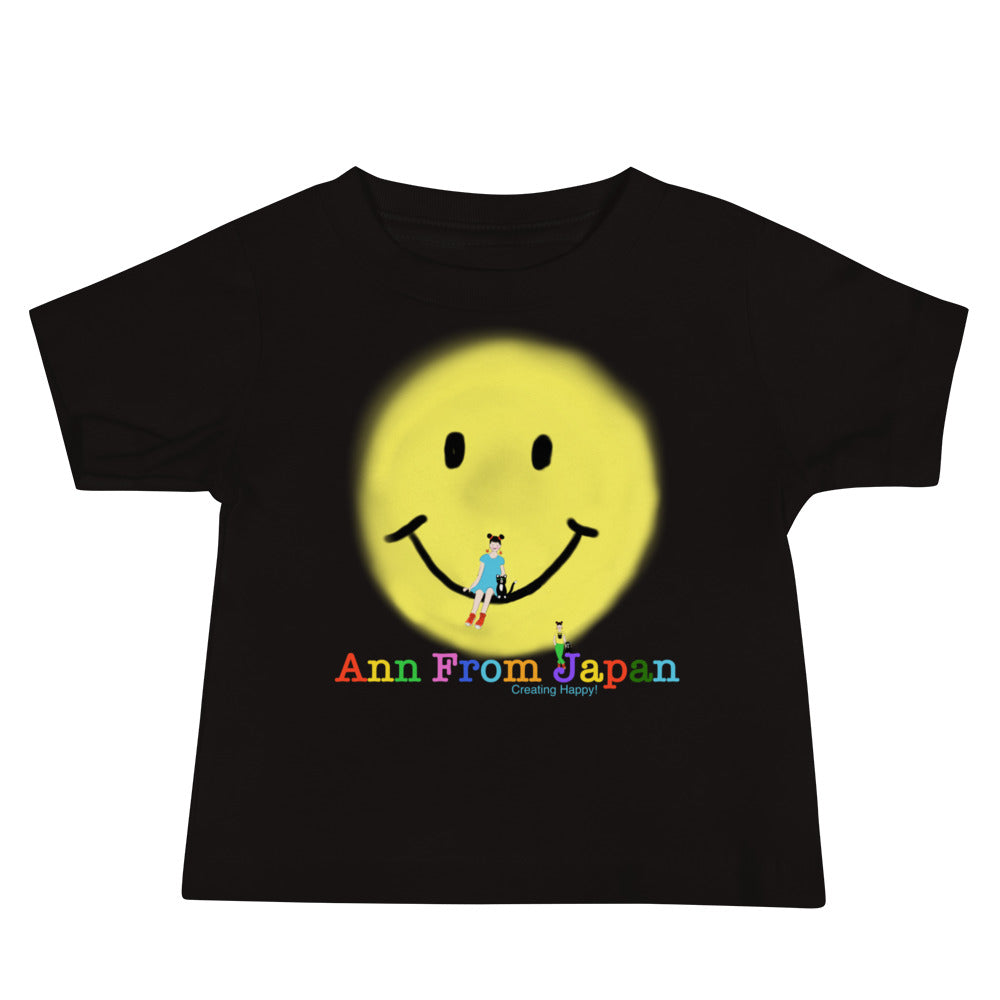 AFJ Smile Face Baby Jersey Short Sleeve Tee