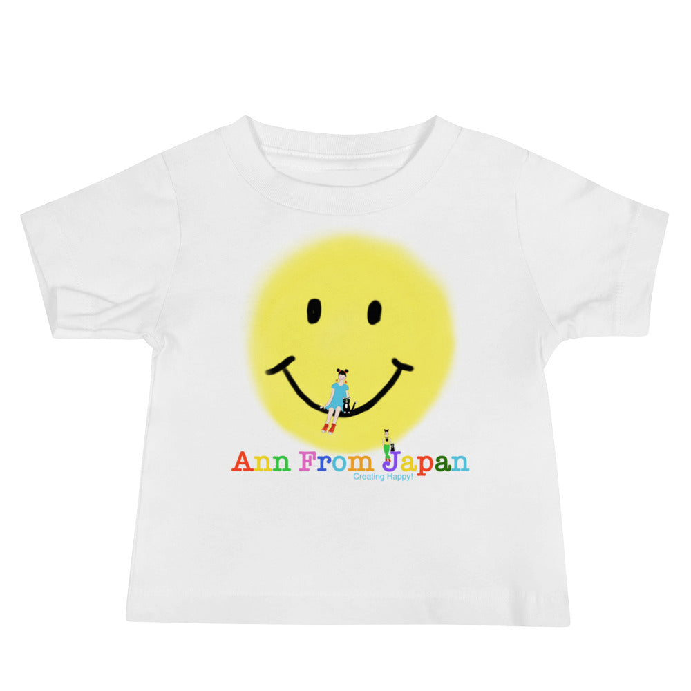 AFJ Smile Face Baby Jersey Short Sleeve Tee