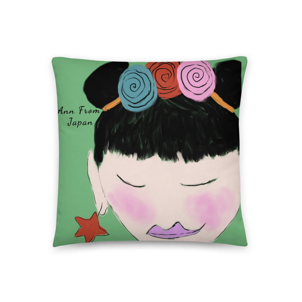 Ann From Japan Roses Basic Pillow
