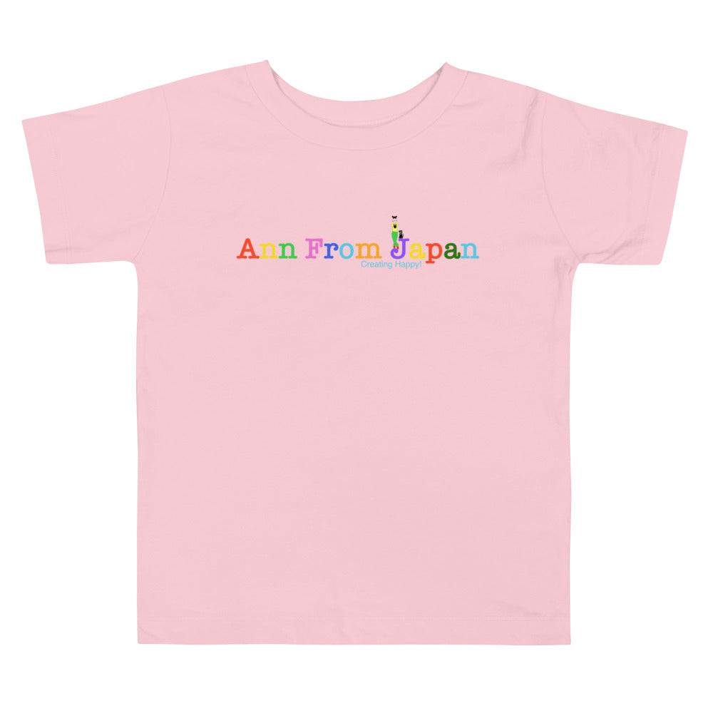 AFJ Rainbow Logo Toddler Short Sleeve Tee