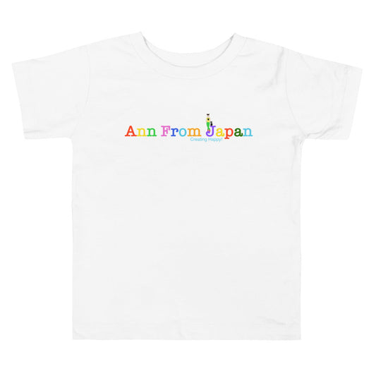 AFJ Rainbow Logo Toddler Short Sleeve Tee