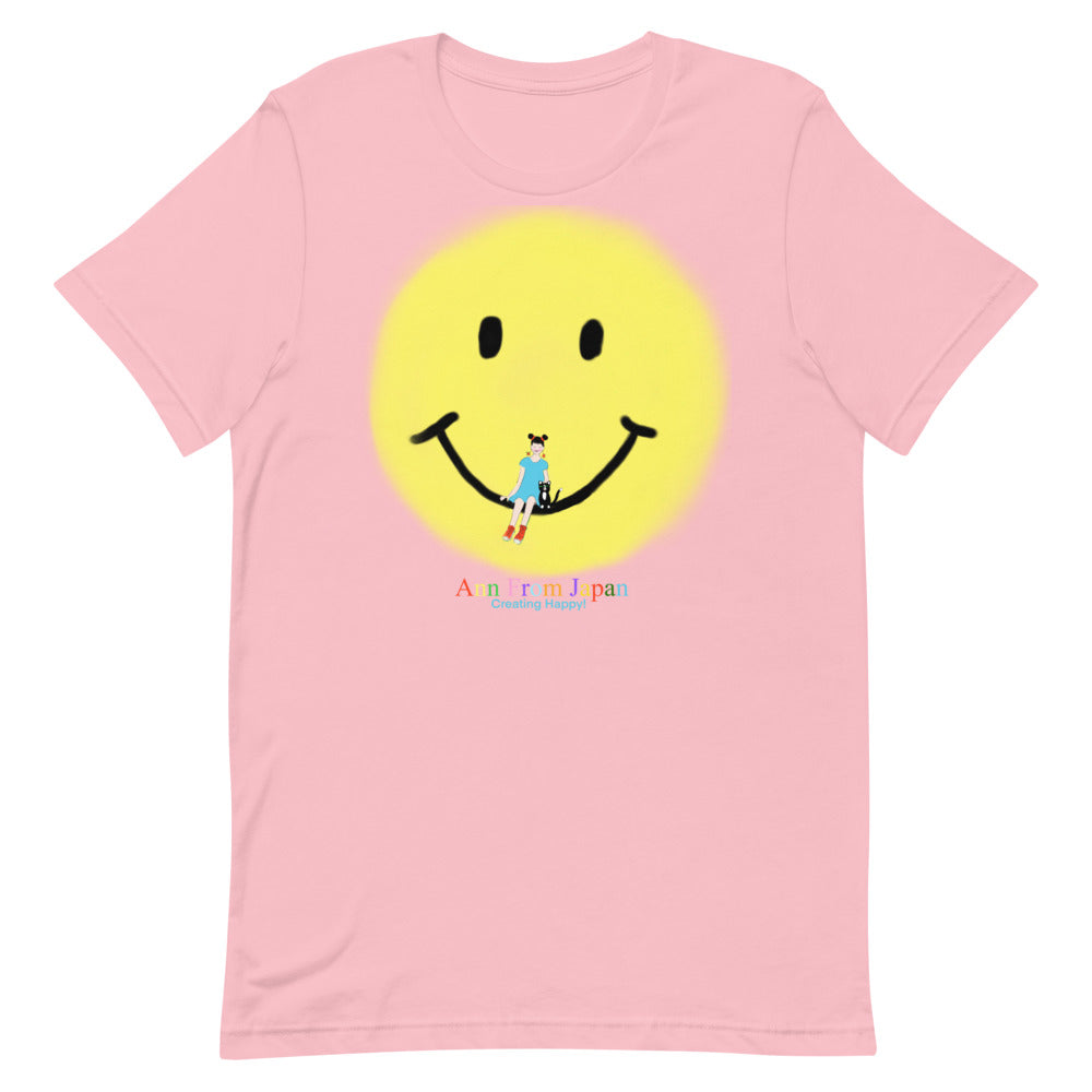 AFJ Happy Face Short-Sleeve Unisex T-Shirt