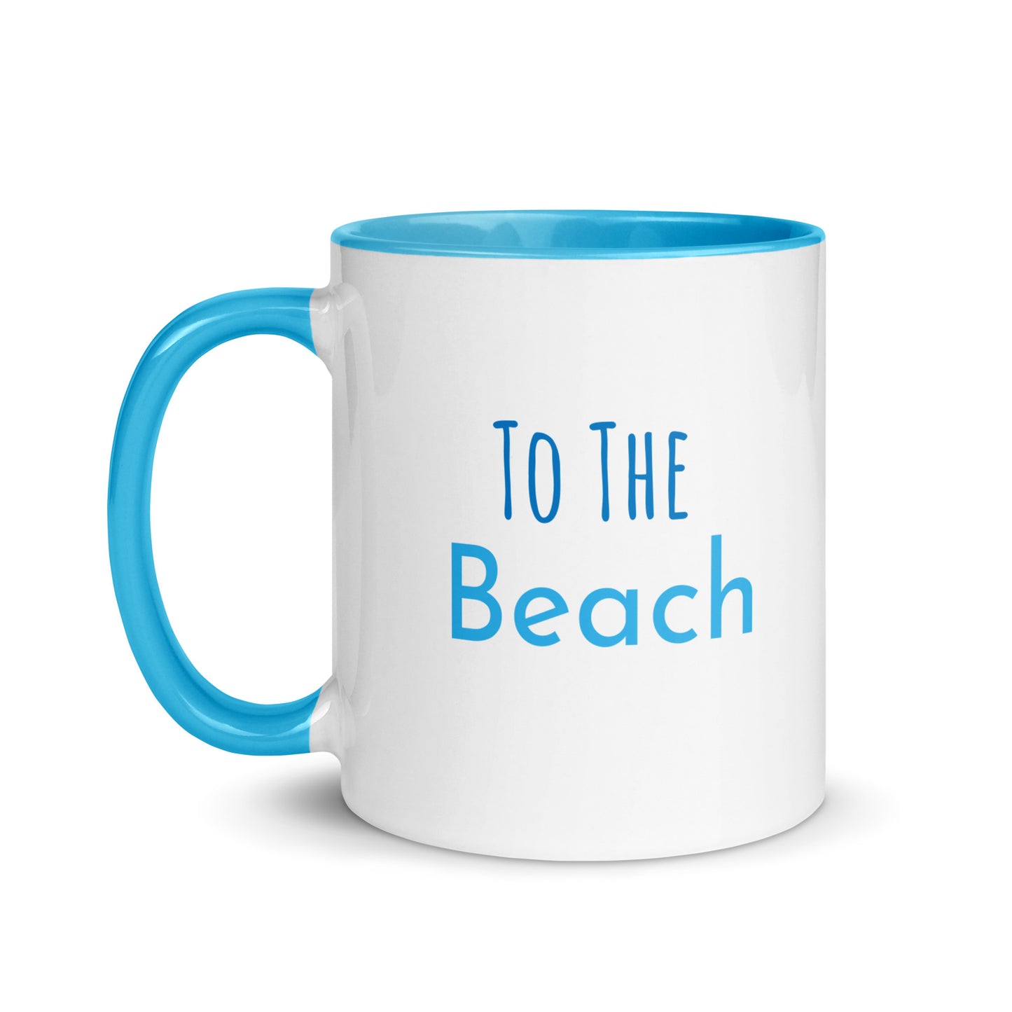 To The Beach Mug with Color Inside
