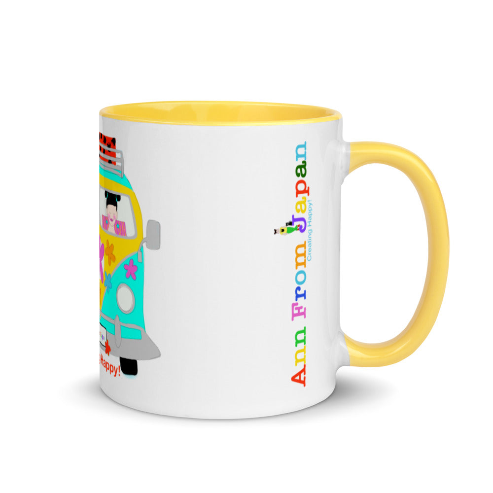 AFJ Bus Mug with Color Inside