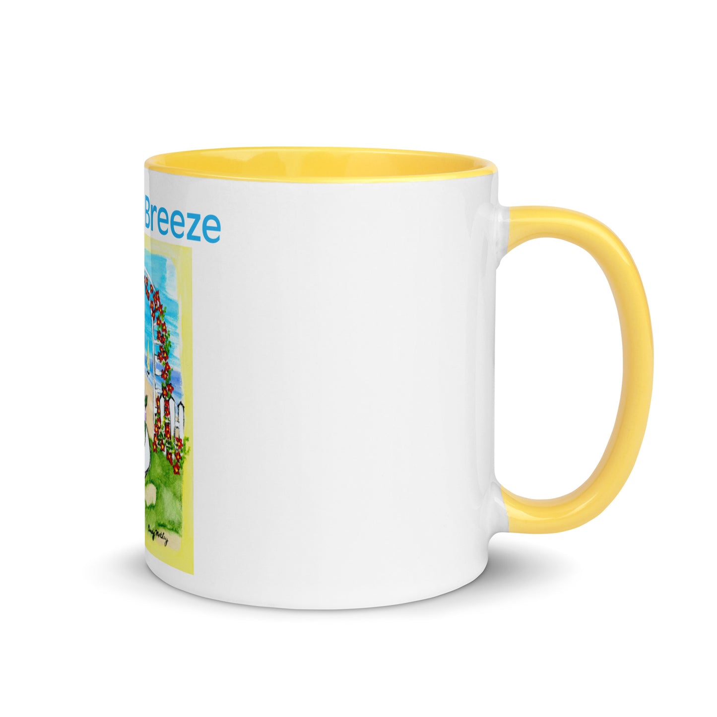 Summer Breeze By Cindy Motley Mug with Color Inside
